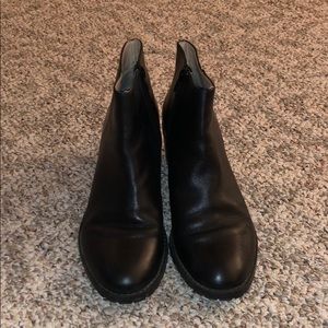 Lands End Leather Booties